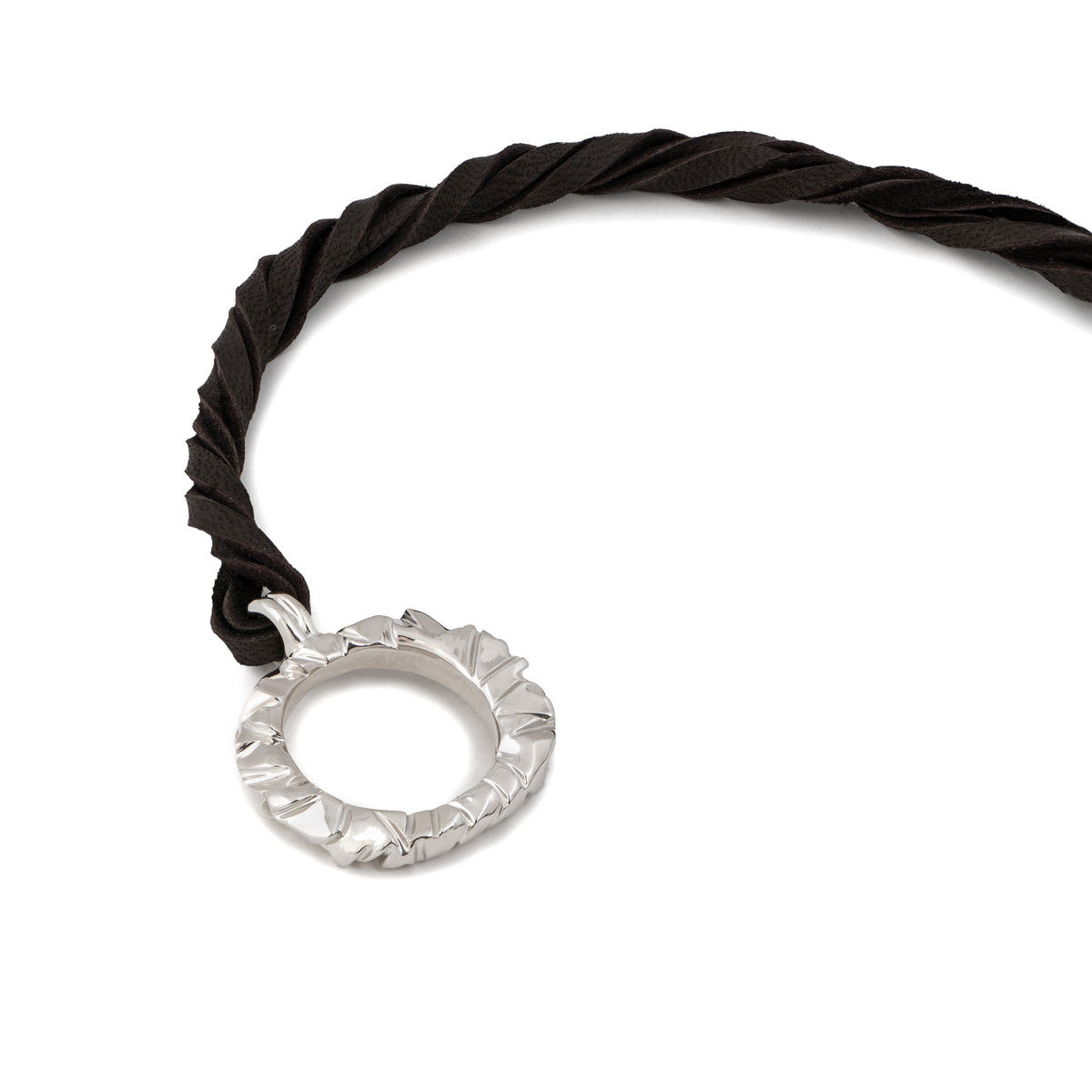 Solid silver designer pendant. Cristina Tamames Jewelry Designer