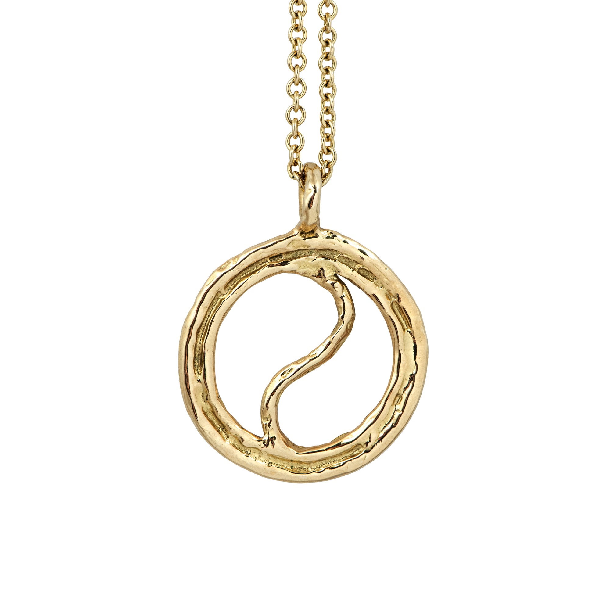 18Kt Gold Yin Yang Pendant "The balance of life"