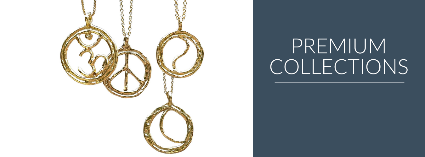 18 Karat gold pendants. Cristina Tamames Jewelry Designer