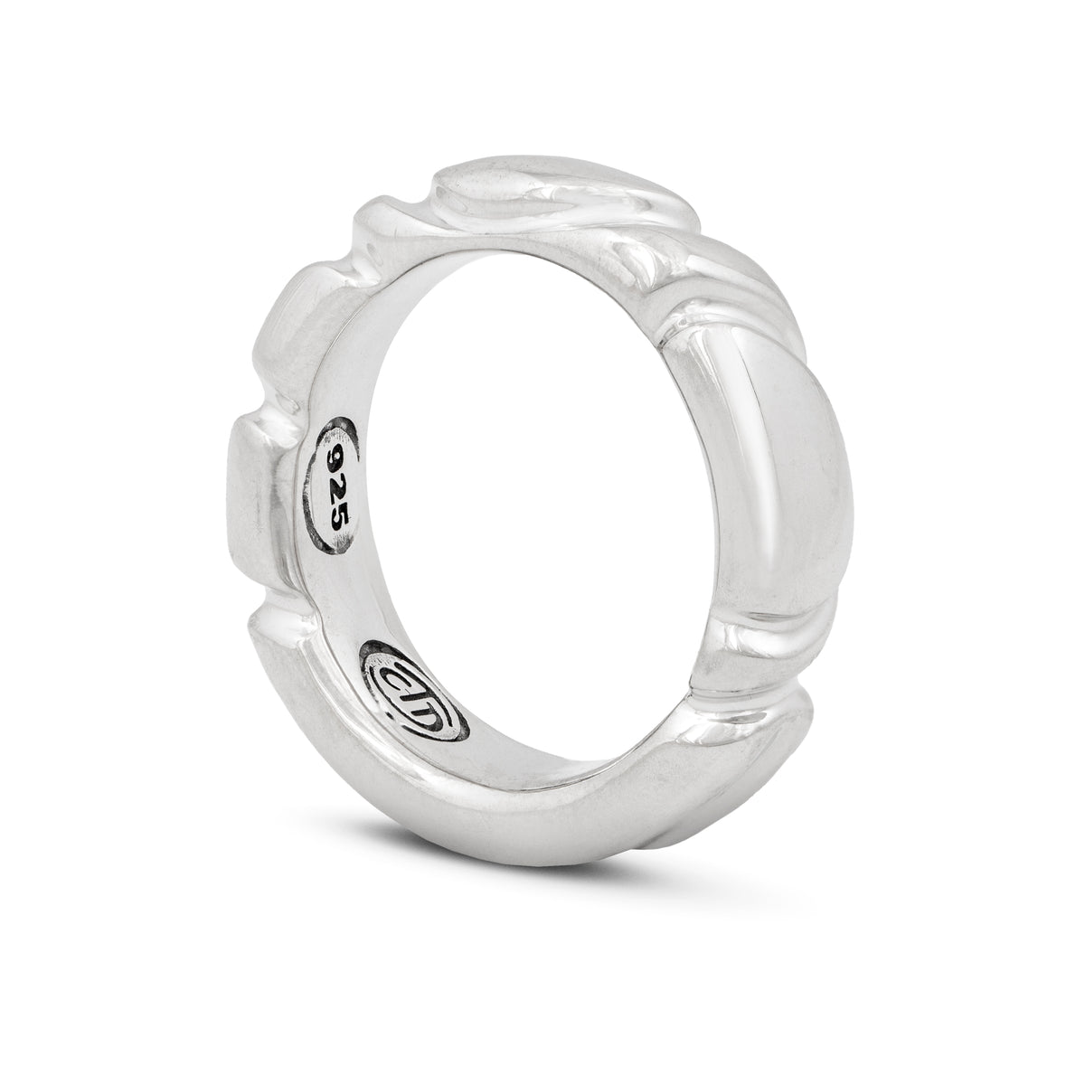 Unique, strong, designers silver ring. Cristina Tamames Jewelry Designer