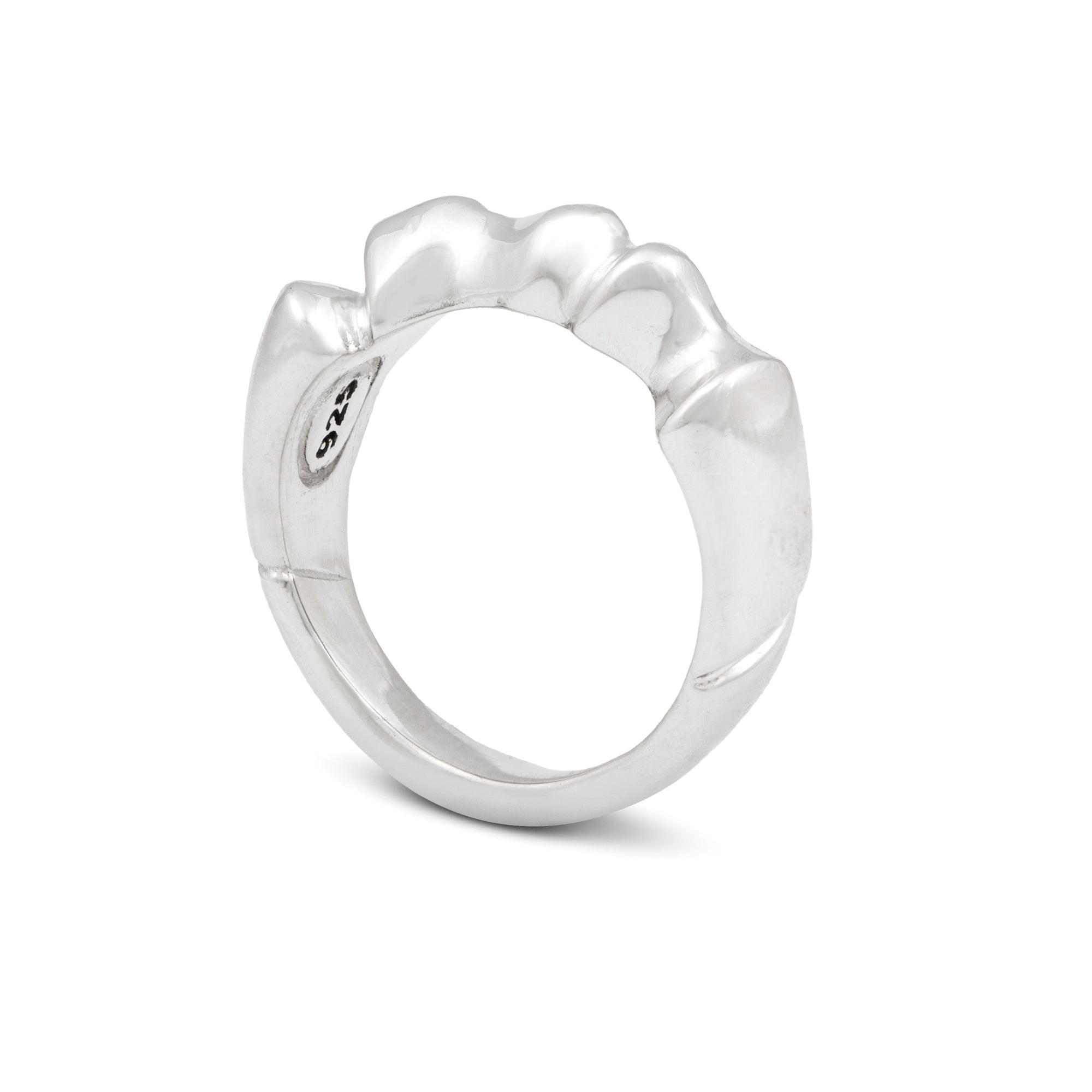 Beautiful solid sliver ring, designer ring. Cristina  Tamames Jewelry Designer